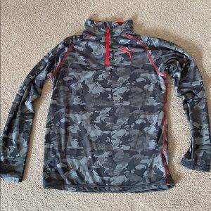 Puma Camo Boys Wicking Shirt
